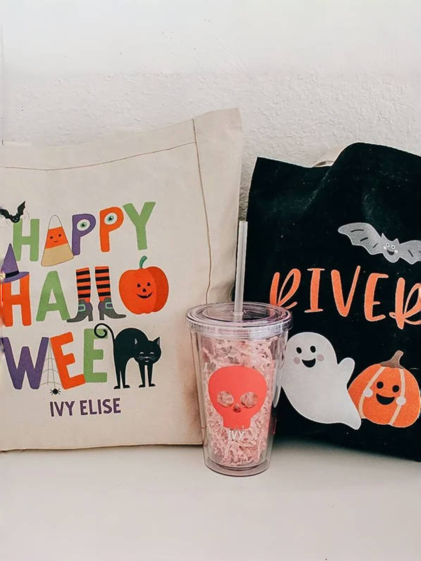 Custom Halloween Print Candy Bag